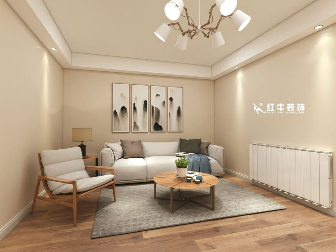 蔣琛_九條巷106㎡現(xiàn)代風(fēng)“養(yǎng)老房”裝修，給設(shè)計(jì)做減法！04客廳+logo