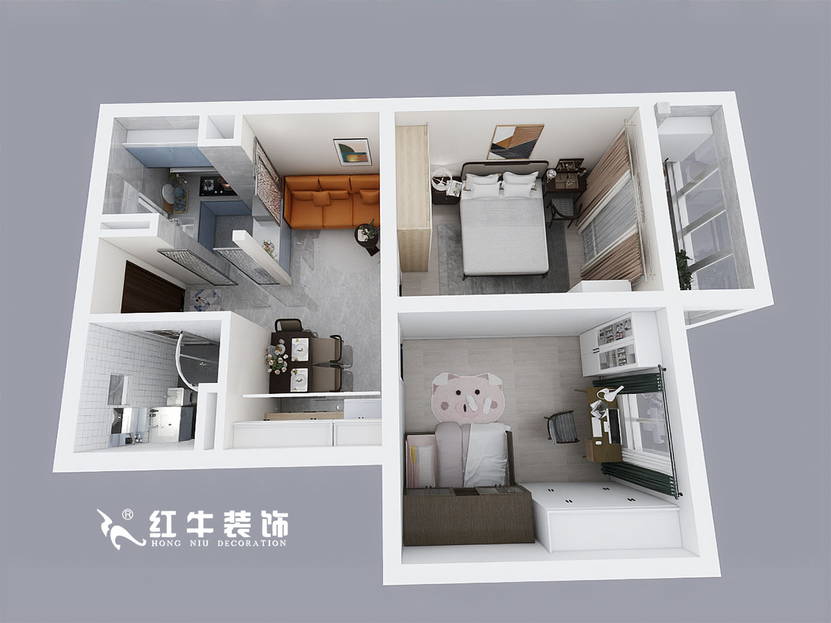 熊皓宇_唱經(jīng)樓5-1502-70㎡-現(xiàn)代簡(jiǎn)約風(fēng)格_2室1廳1衛(wèi)_成品家￥97800→00鳥(niǎo)瞰圖