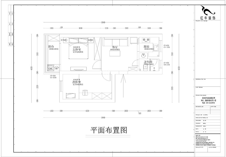 孟憲濤_北秀村22號(hào)3-702-60㎡-現(xiàn)代風(fēng)格_2室1廳1衛(wèi)（二手房裝修）_定制家￥89500_全包9萬00_02平面布置圖_北秀村小區(qū)22棟3單元702