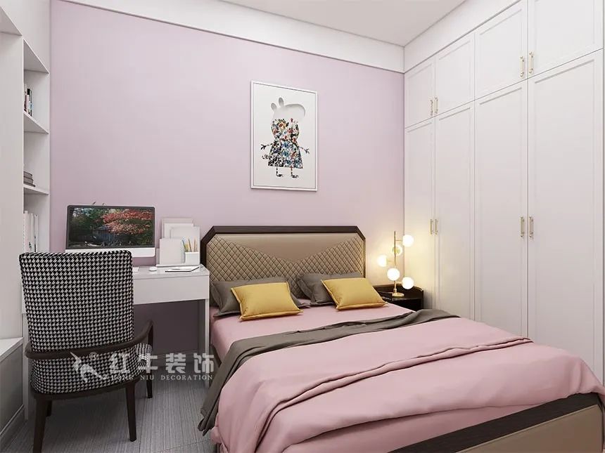 140㎡四房改三房，改善型住宅就要這樣設(shè)計(jì)?。ú坛申籣泊云間140㎡現(xiàn)代輕奢風(fēng)格_4室2廳2衛(wèi)_新房裝修_半包￥106935）12