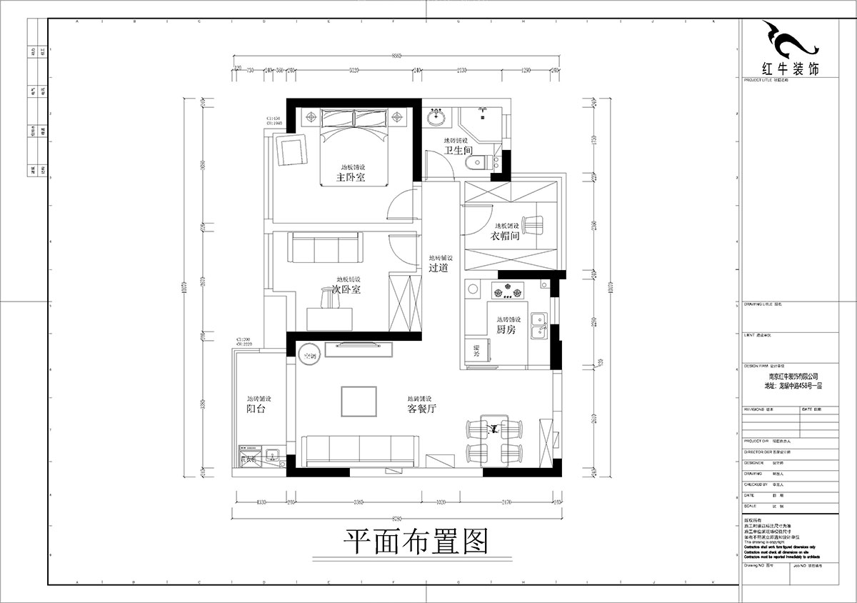 孟憲濤｜華潤幸福里10-2203-88㎡-簡(jiǎn)約風(fēng)格｜3室1廳1衛(wèi)｜新房裝修｜定制家￥118229｜全包12萬｜00_02平面布置圖