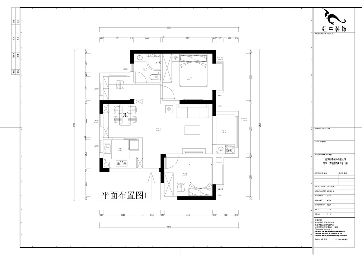 孟憲濤｜云祿花園12-801-80㎡-現(xiàn)代簡(jiǎn)約風(fēng)格｜3室1廳1衛(wèi)｜新房裝修｜定制家｜全包12萬(wàn)｜00_02平面布置圖