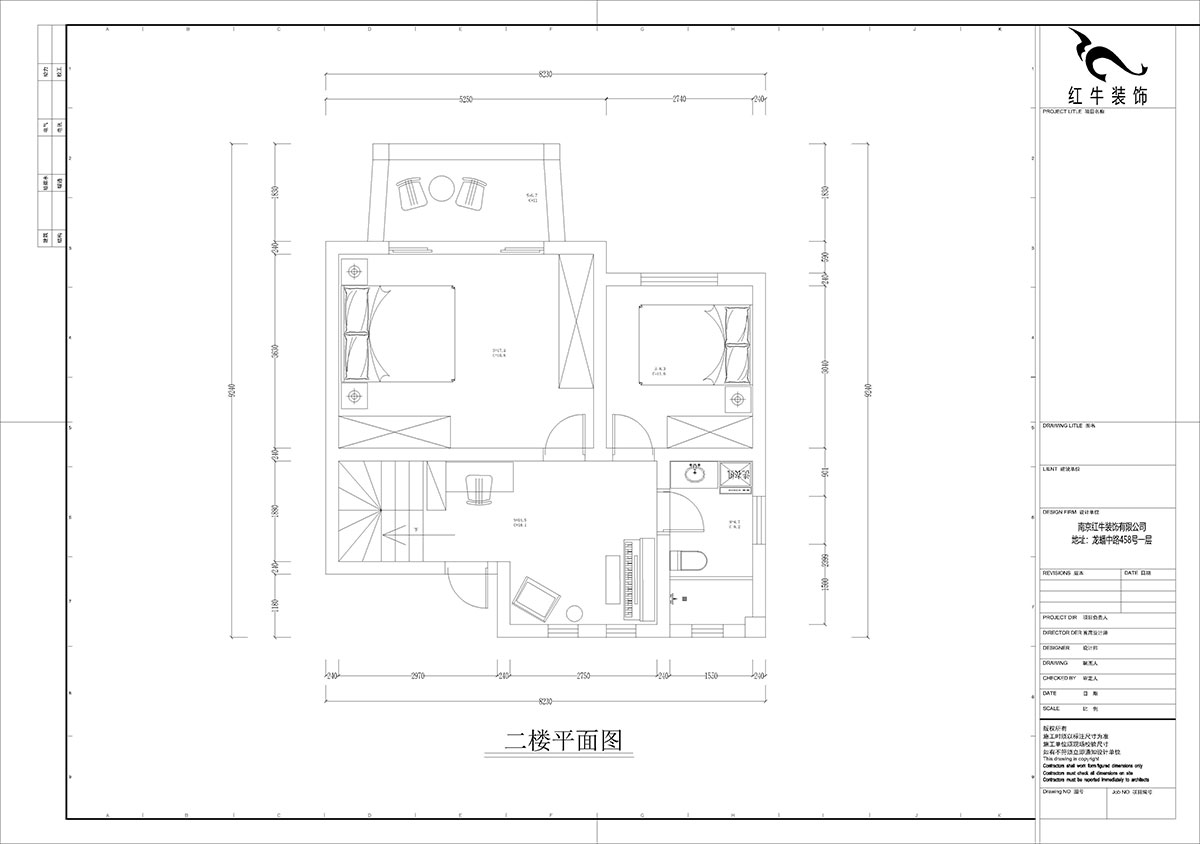 孟憲濤｜養(yǎng)龍山莊D-11B-120㎡-現(xiàn)代簡約風(fēng)格｜3室2廳2衛(wèi)｜老房裝修｜定制家｜全包14萬｜00_04二樓平面圖