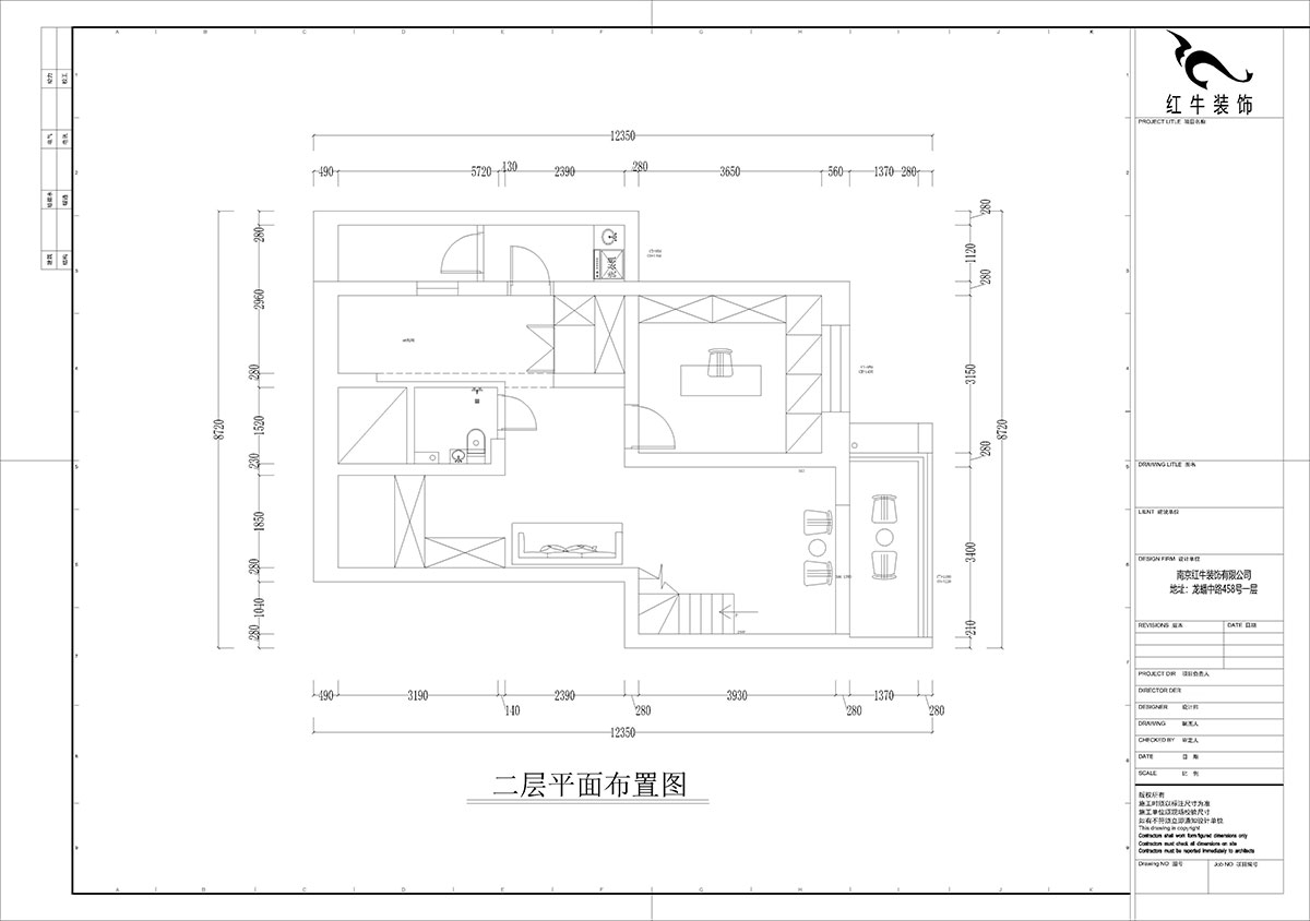 孟憲濤｜攝山星城步青苑18-2-604-120㎡-現(xiàn)代簡約風格｜4室2廳2衛(wèi)｜毛坯房裝修｜定制家｜全包16萬｜00_04二層平面布置圖