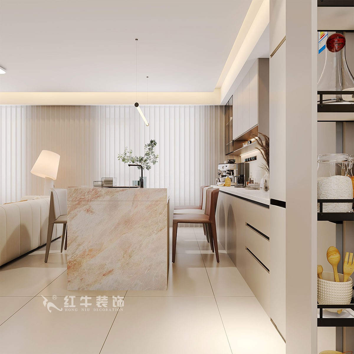 南京138㎡現(xiàn)代復(fù)式裝修，美學(xué)與家居共生！